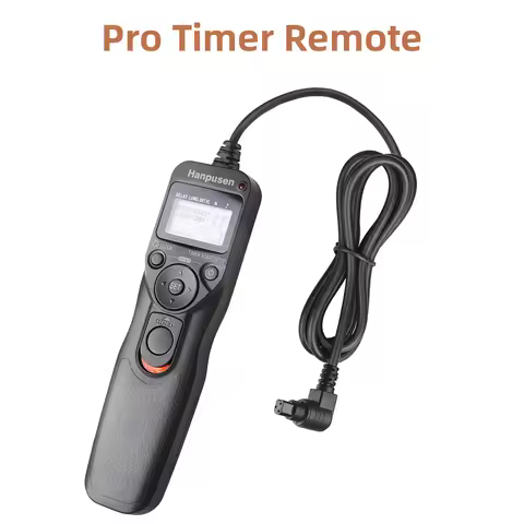Camera Wired Intervalometer Remote Control Compatible with Canon EOS R5, 6D Mark II, 7D Mark II; Rep