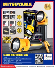 Galeri Online - Senter Tangan Besar LED dan Lampu Emergency Super Terang USB 50W 30W Mitsuyama MS-12