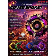 STONEPRO Cnc Alloy REAR SPROCKET COVER GUIDE Plate LC135 Y15ZR Y16ZR LAGENDA Y125ZR Motorcycle Acces