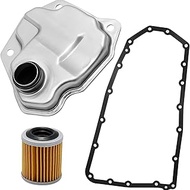 Drblawi Compatible with Automatic Transmission Filter And CVT Oil Cooler Filter And Gasket Kit for N