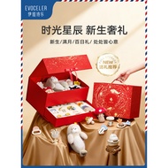 British evoceler Baby Newborn Gift Box Hand Rattle Toy Set Gift Give Baby Child Full Month Gift