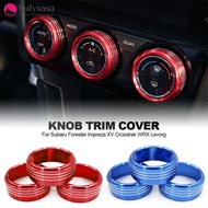 Ladysasa 3Pcs Car Styling Ac Knob Air Conditioning Knob Heat Control Switch Button For Subaru Forest