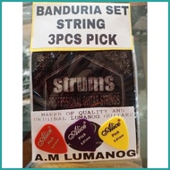 ➷ ➩ ▘ BANDURIA OCTAVINA LAUD SET STRING W/ 3 pcs pick