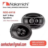 Nakamichi 6x9 3 Way Speaker NSE6918 Coaxial Speakers 260Watts Car Speaker Speaker Bujur Kereta