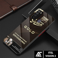 Case ITEL VISION 2 - Casing ITEL VISION 2 Case 4D Terbaru 2022 AEROSTORE.ID [ ROKO ] Soft Case Glass