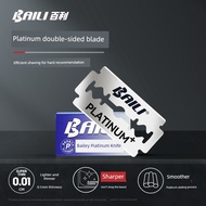 shaver for man shaver [Seckill] Baili 007 Platinum Edge Stainless Steel Double-Sided Blade Old-Fashi