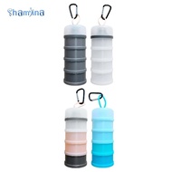 [Shamjina] Protein Container, Protein Dispenser, Leak, 4 Compartments, Stackable, Freshness Containe