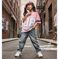 EASY SHOP - Oliver Kids - Boys and Girls Jersey T-shirts 3-12 Years Old Full Printing print Women Gi