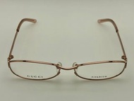 👓 全新 GUCCI Optical Frame in Titanium - 古馳 鈦金屬光學眼鏡 - GG-9627J - 男士 女士 中性 - 粉色 - 非鈦不戴