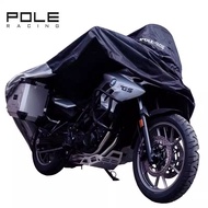 POLE Racing Motorcycle Riding Rain Suit Men Women Thickened Waterproof Separate Jacket Pants Set Mot