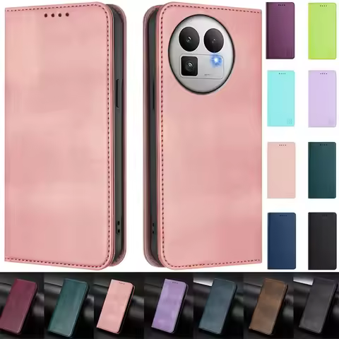 Magnetic GT8/GT8Pro Case for Realme GT8 Pro GT 8 Pro Capa Leather Flip Stand Wallet Book Case for Re