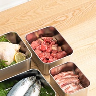 日本霜山 304不鏽鋼速凍保鮮盒(深型M)-1800ml-3入