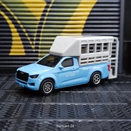 majorette Isuzu dmax Car Model Blue Bus