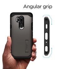 Spigen Tough Armor LG G7 Case/LG G7 ThinQ Case with Reinforced Kickstand and Heavy Duty Protection