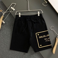 2024 summer new style D2G letter printing tide brand men's and women's same casual cotton shorts tag