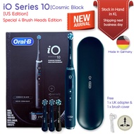 Oral-B iO10 Electric Toothbrush 7 Modes Including Sense Smart Charger & Charging Travel Case [EU US 