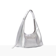 knack.bag - Hobo bag (L) - Silver เงิน -  โฮโบ