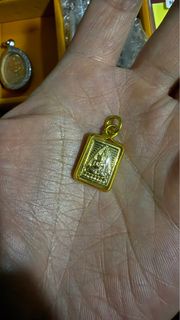 屈白欖 2550 白欖佛連原廟鍍金扣