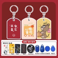 Electric Vehicle nfc Card Holder Card Holder Rectangular Mini Protective Case Water Drop Elevator Ca