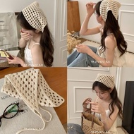 Suzyacc kr Hollow Hook Flower Pastoral Style Triangle#suzyacc Kr Hollow Hook Flower Pastoral Style T