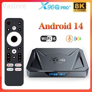 Vastore     X96q Pro+ Android 14 Smart Tv Box Allwinner H728 Octa Core 2.4G/5G Wifi6 1000m Lan 2G 16
