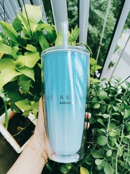 Ly Nhựa 2 Lớp Cách Nhiệt Kèm Ống Hút LocknLock HAP507 dung tích 750ml