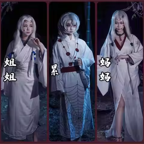 Anime Demon no Yaiba Spider Rui Mother Sister Cosplay Costume Wigs Halloween Costumes Party Dress Cl
