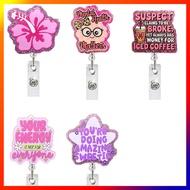Funny 2. Nylon Cord Badge Holder Scratch Resistant 1.Acrylic Retractable Badge Reel2. Nylon Cord Bad