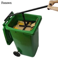 Fonowx Manual Trash Compactor Tool Heavy Duty Sturdy Iron Compacting Trash Can Tool, Efficient Touch
