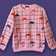 KATUN Pocoyolo - Face Pink - Children's Sweater - Children's Jacket - Cotton 2-8 Years