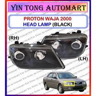 Proton Waja 2000 Year Head Lamp (Black) With Or Without Bulb -- 1 Set