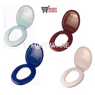 Warna Plastik Jamban Duduk Tandas Penutup Mangkuk Tandas / Plastic Color Bathroom Toilet Cover Seat Bowl Cover