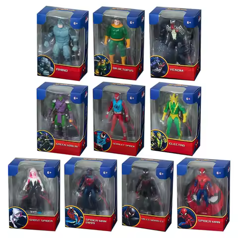 11cm Style Legendary Character Avengers Mini Series Iron Man Spider Man Thor Captain America Spider 