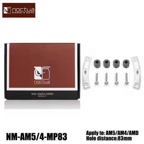 Noctua NM-AM5/4-mp83 Mounting-kit AMD-AM5-AM4 Mounting Bracket For Most Noctua CPU Cooler Support AM