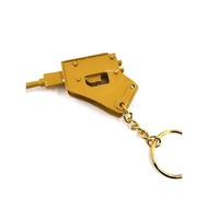 Alloy Excavator Keychain Broken Hammer Keychain Komatsu God Steel Hitachi Carter Creative Keychain P