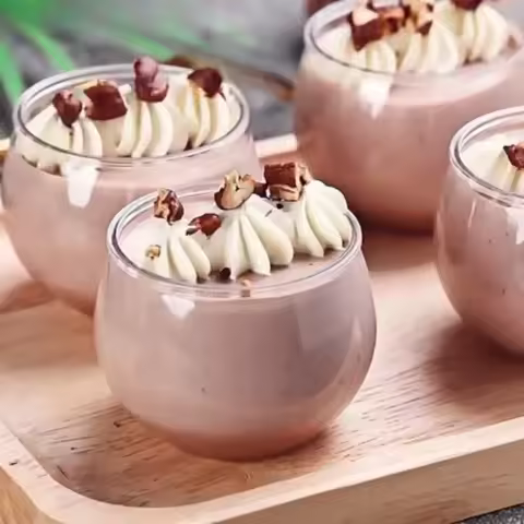 50/100PCS Round Dessert Cups Honey Pot Shape Jelly Tiramisu Yogurt Baking Appetizer Birthday Wedding
