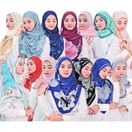 Selendang/ Shawl Satin Corak
