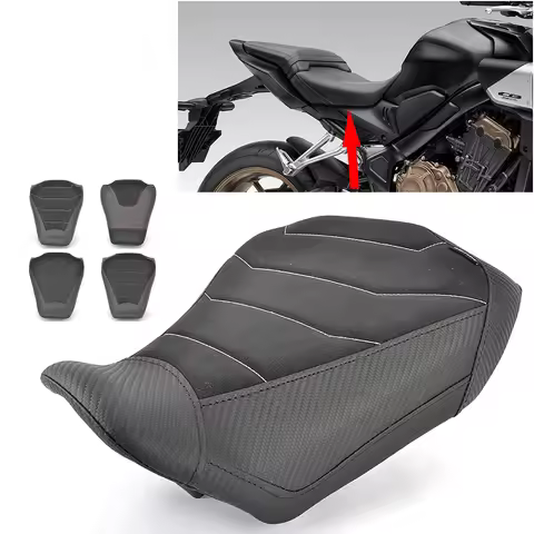Front Rider Cushion Seat Cushion Pad for Honda CB650R CBR650R CB CBR 650R 650 R CB650 CBR650 R 2024-
