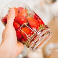 GLASS JAR (JAR) WITH SEALED LID (Clip LID) 1000ML MULTI-FUNCTIONAL FOOD STORAGE, SOAKED IN ALLIGATOR