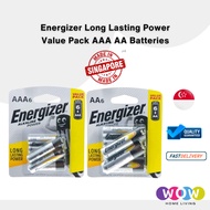 Energizer AA / AAA Alkaline Batteries 6 Battery Pack / Value Pack