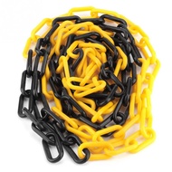 25m Plastic Safety Chain 6mm 8mm Safety Barrier Chain Warning Chain for Crowd Control Queue Line Con