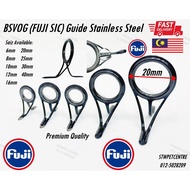 BSVOG ( FUJI SIC ) Guide High Quality (Black) Stainless Steel Rod Guide Cincin Rod Guide
