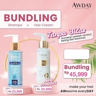 Paket murah Awday shampoo dan Awday hair cream / conditioner / shampo awday / awday shampo / conditi