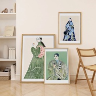 Wall Art Print Art Frame Aesthetic Wooden Frame Large Size A3 A2 A1 A0 Fashion XB07