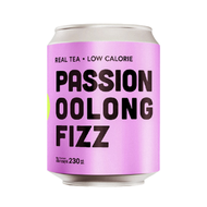 พูเชอร์ ชาอู่หลงอัดลม กลิ่นเสาวรส 230มล. - Passion Fruit Oolong Fizz 230ml Pushers brand