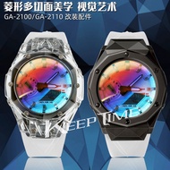 Fashion Modification~Kaiputai Modified Farm Oak GA2100GA-B2100 Tattoo Transparent Case Metal Steel C