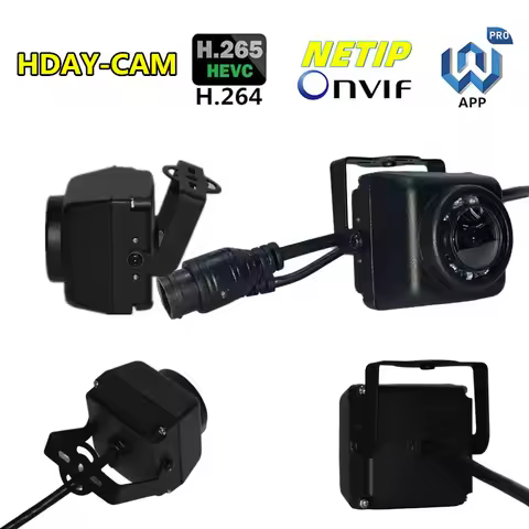 4K 8mp Mini IP67 Waterproof 1.7mm Fisheye POE IP Audio Camera 940nm Night Vision Webcam Outdoor Moti