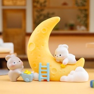 helmet mhr arc helmet helmet sgv Cute Star Moon Story Night Light Decoration Student Bedroom Bedside