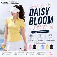 DAISY BLOOM Vsmash Sportswear Women's Crocodile polo T-shirt – Stretch Gym Running Badminton Yoga Te