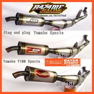 AHM Exhaust Yamaha Y100 Sports Yamaha Sports | AHM Yamaha Sports Exhaust | Yamaha Sports Standard Ra